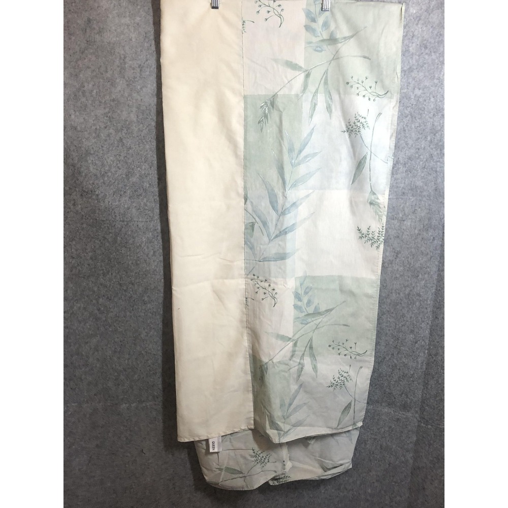 Croscill Queen Bed Skirt Beige Leaf Rothbury Nature Print Botanical Bedding